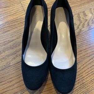 Kelly & Katie brand new suede black wedges
